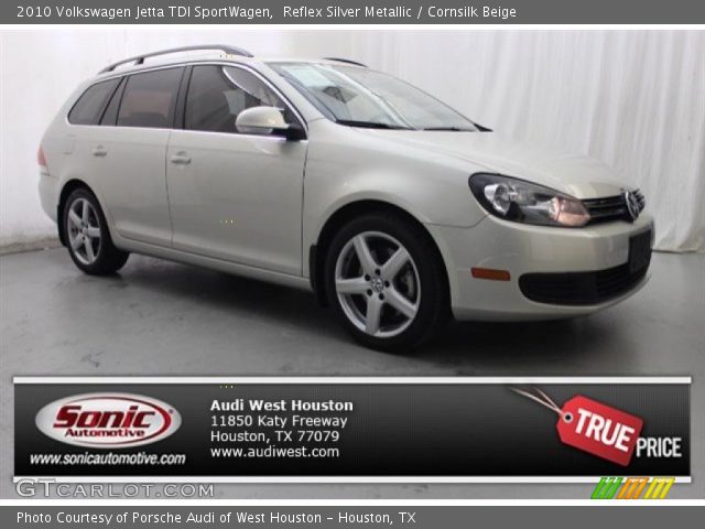 2010 Volkswagen Jetta TDI SportWagen in Reflex Silver Metallic