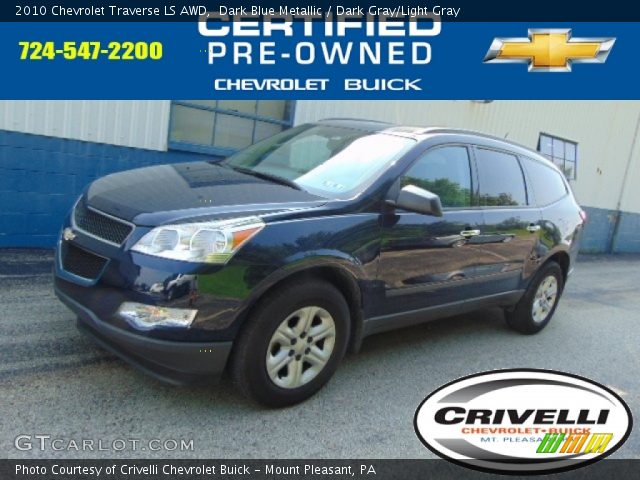 2010 Chevrolet Traverse LS AWD in Dark Blue Metallic