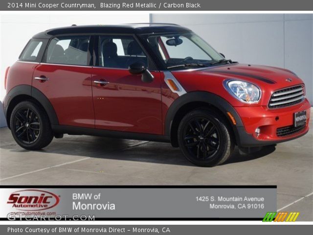 2014 Mini Cooper Countryman in Blazing Red Metallic