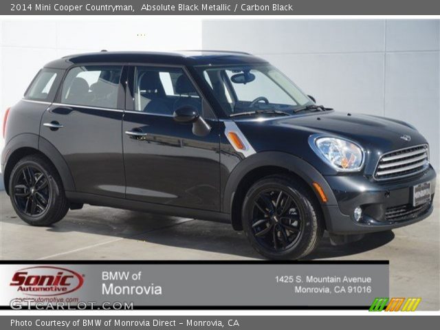 2014 Mini Cooper Countryman in Absolute Black Metallic