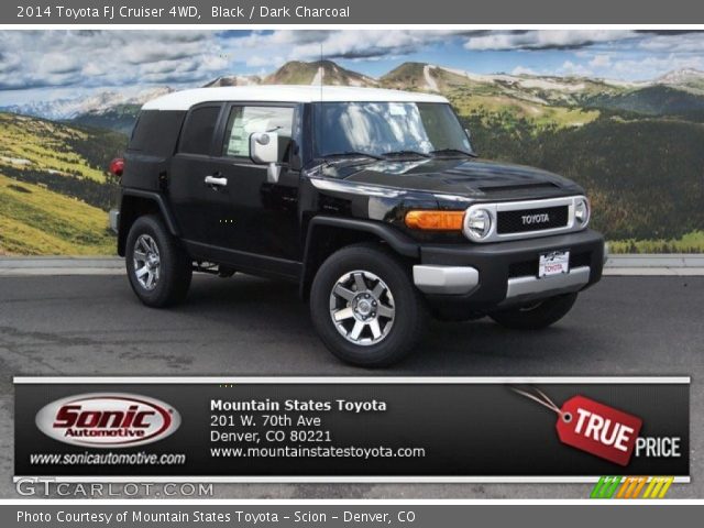 2014 Toyota FJ Cruiser 4WD in Black