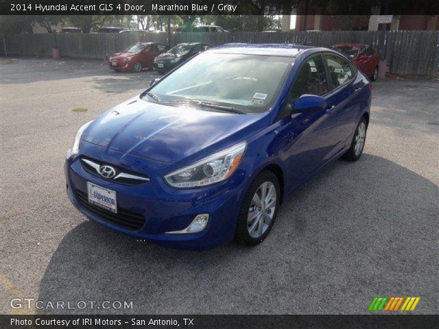 2014 Hyundai Accent GLS 4 Door in Marathon Blue