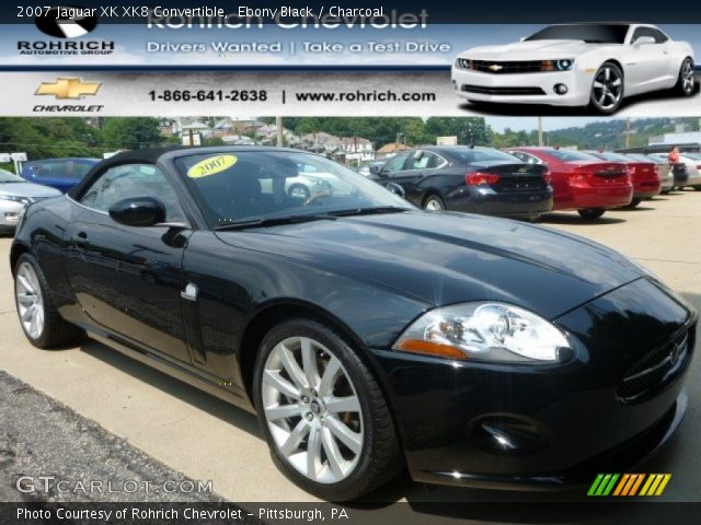 2007 Jaguar XK XK8 Convertible in Ebony Black