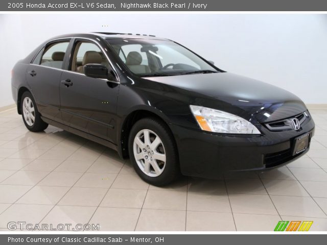 2005 Honda Accord EX-L V6 Sedan in Nighthawk Black Pearl