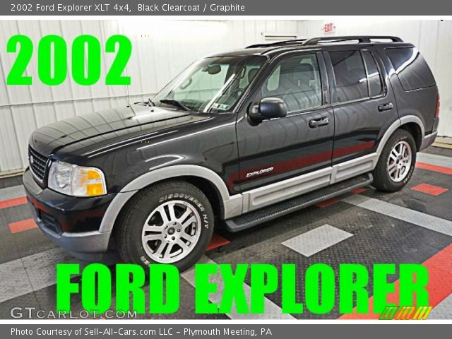 2002 Ford Explorer XLT 4x4 in Black Clearcoat