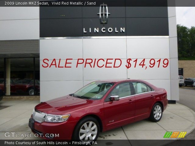 2009 Lincoln MKZ Sedan in Vivid Red Metallic