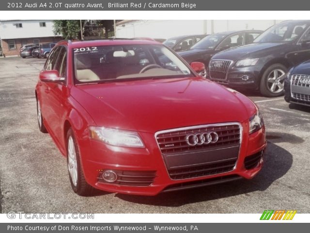 2012 Audi A4 2.0T quattro Avant in Brilliant Red