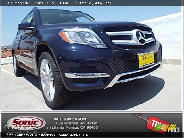 2015 Mercedes-Benz GLK 350 in Lunar Blue Metallic