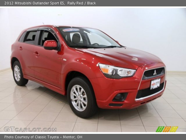 2012 Mitsubishi Outlander Sport ES in Rally Red