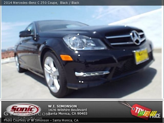 2014 Mercedes-Benz C 250 Coupe in Black