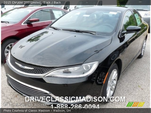 2015 Chrysler 200 Limited in Black