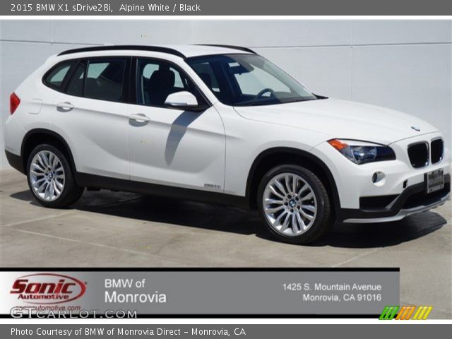 2015 BMW X1 sDrive28i in Alpine White