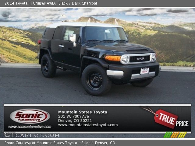 2014 Toyota FJ Cruiser 4WD in Black