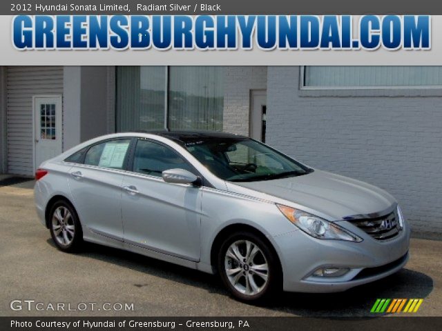 2012 Hyundai Sonata Limited in Radiant Silver