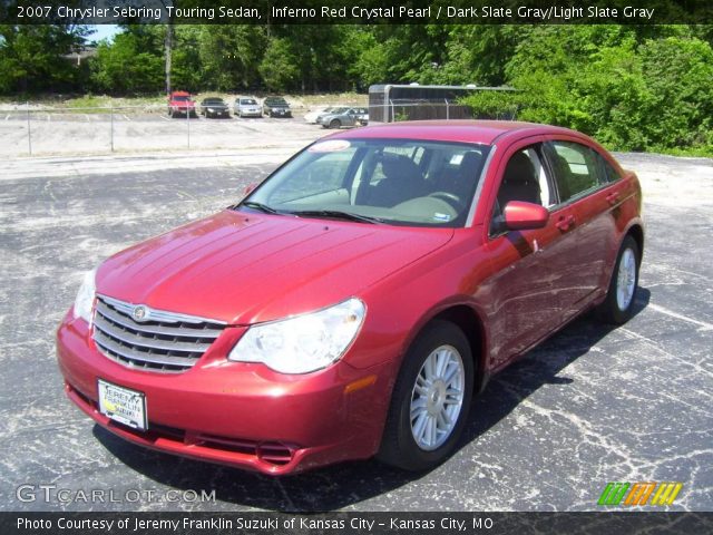 2007 Chrysler Sebring Touring Sedan in Inferno Red Crystal Pearl
