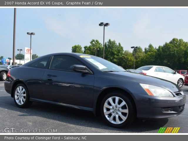 2007 Honda Accord EX V6 Coupe in Graphite Pearl