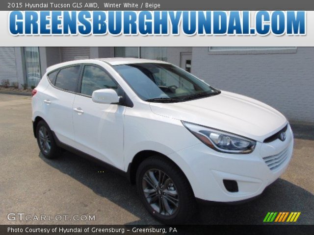 2015 Hyundai Tucson GLS AWD in Winter White