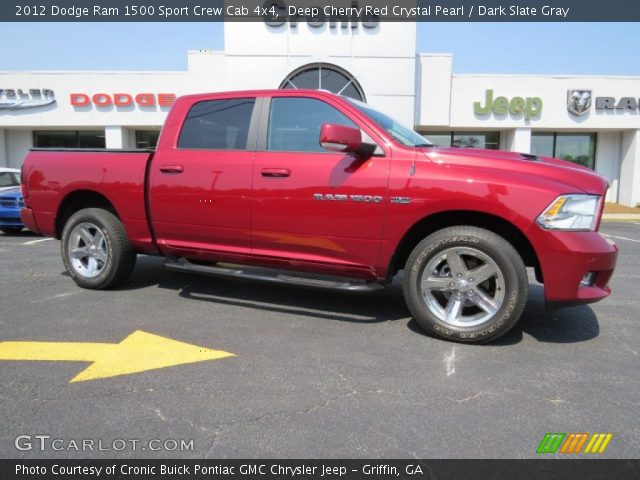 2012 Dodge Ram 1500 Sport Crew Cab 4x4 in Deep Cherry Red Crystal Pearl
