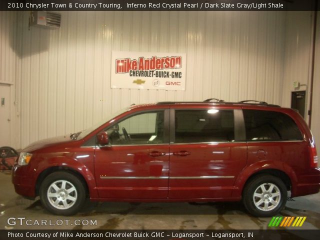 2010 Chrysler Town & Country Touring in Inferno Red Crystal Pearl