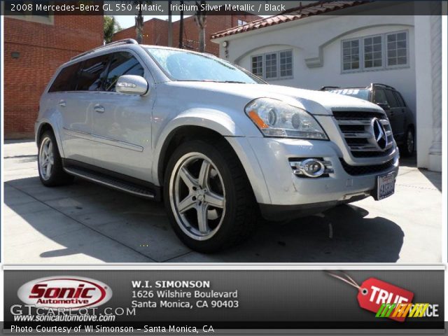 2008 Mercedes-Benz GL 550 4Matic in Iridium Silver Metallic