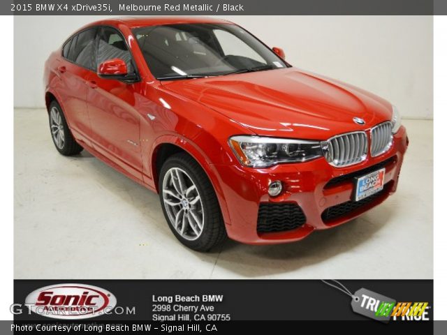 2015 BMW X4 xDrive35i in Melbourne Red Metallic