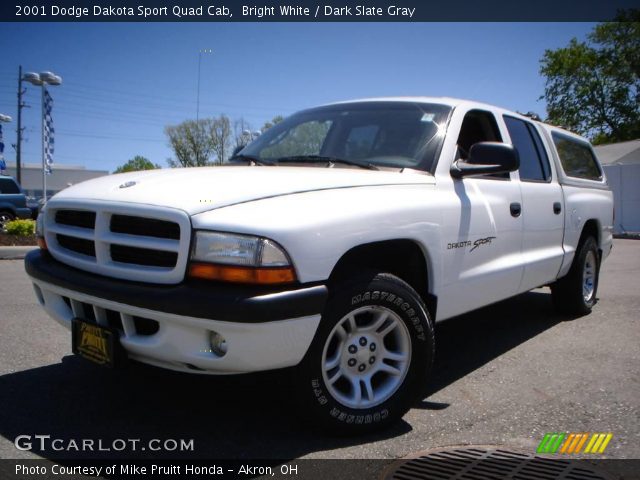 2001 Dodge Dakota Sport Quad Cab in Bright White
