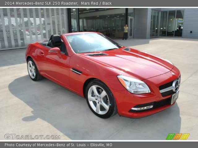 2014 Mercedes-Benz SLK 250 Roadster in Mars Red