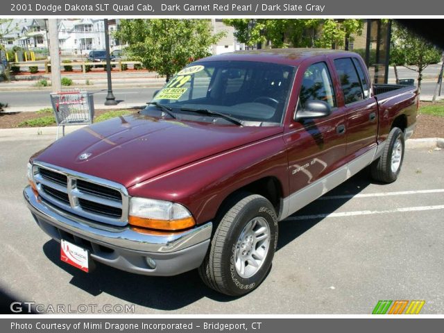 2001 Dodge Dakota SLT Quad Cab in Dark Garnet Red Pearl