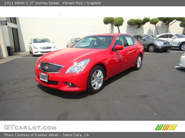 2011 Infiniti G 37 Journey Sedan in Vibrant Red