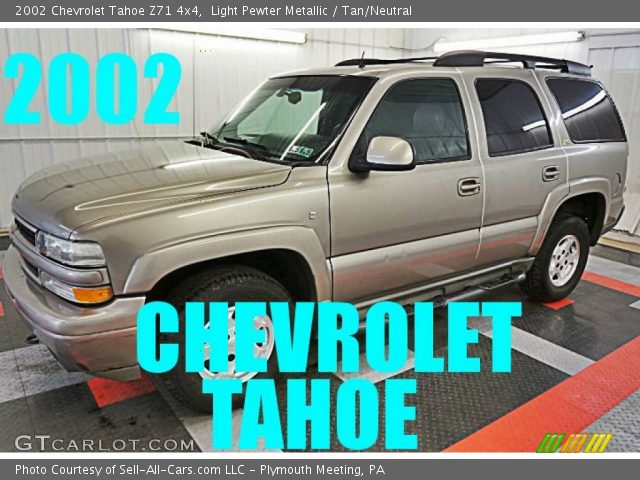2002 Chevrolet Tahoe Z71 4x4 in Light Pewter Metallic