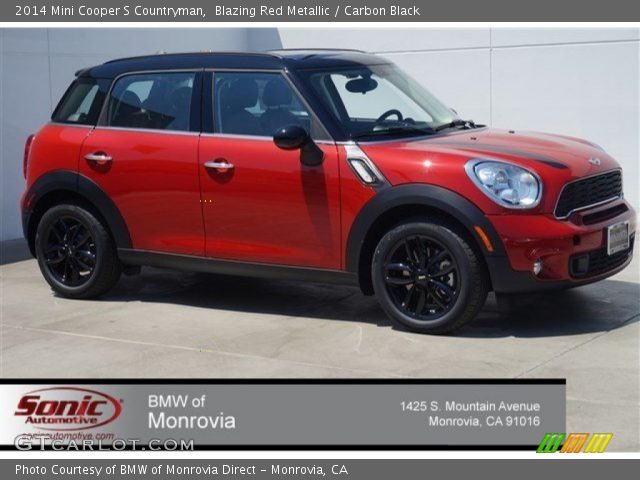 2014 Mini Cooper S Countryman in Blazing Red Metallic