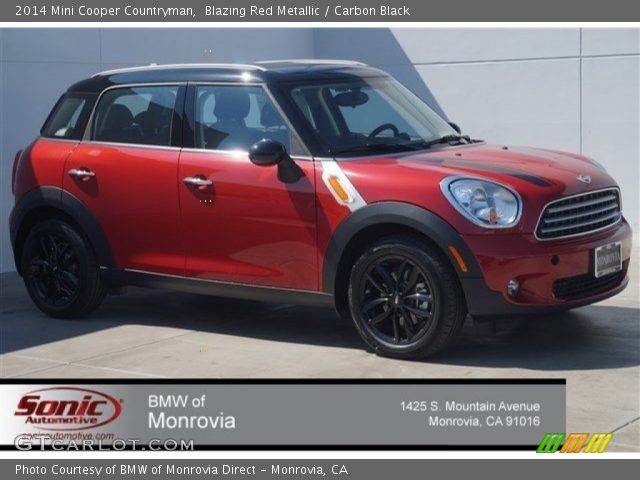 2014 Mini Cooper Countryman in Blazing Red Metallic