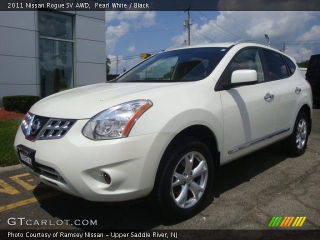 2011 Nissan Rogue SV AWD in Pearl White