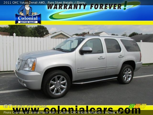2011 GMC Yukon Denali AWD in Pure Silver Metallic