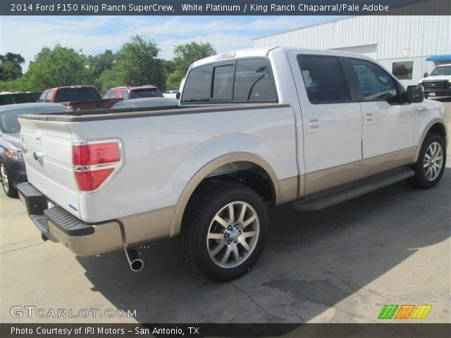 2014 Ford F150 King Ranch SuperCrew in White Platinum