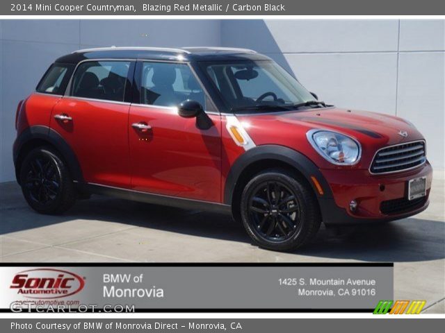 2014 Mini Cooper Countryman in Blazing Red Metallic