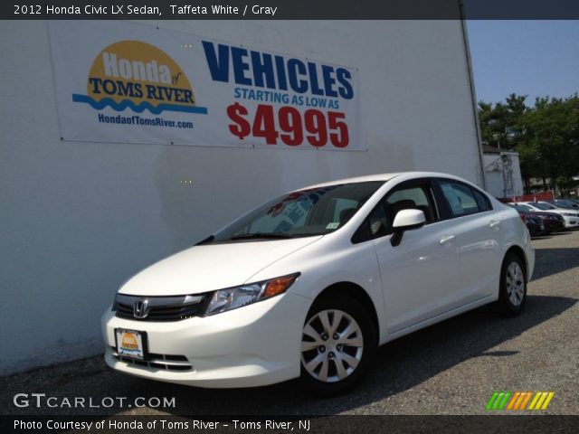 2012 Honda Civic LX Sedan in Taffeta White