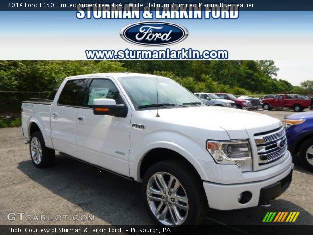 2014 Ford F150 Limited SuperCrew 4x4 in White Platinum