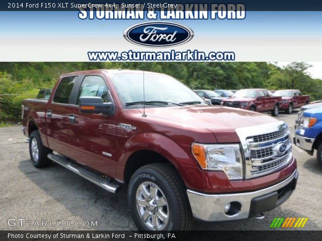 2014 Ford F150 XLT SuperCrew 4x4 in Sunset