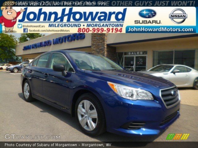 2015 Subaru Legacy 2.5i in Lapis Blue Pearl