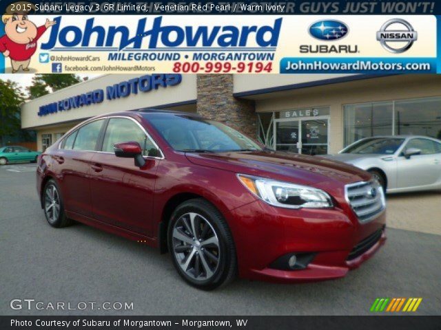 2015 Subaru Legacy 3.6R Limited in Venetian Red Pearl
