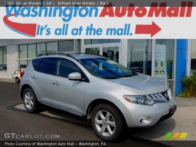 2009 Nissan Murano S AWD in Brilliant Silver Metallic