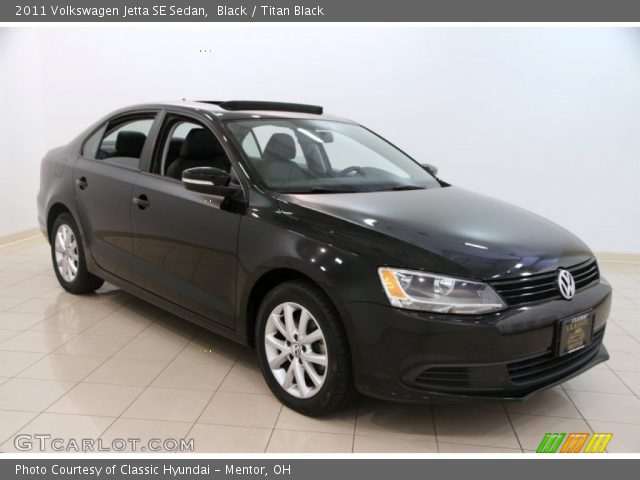 2011 Volkswagen Jetta SE Sedan in Black
