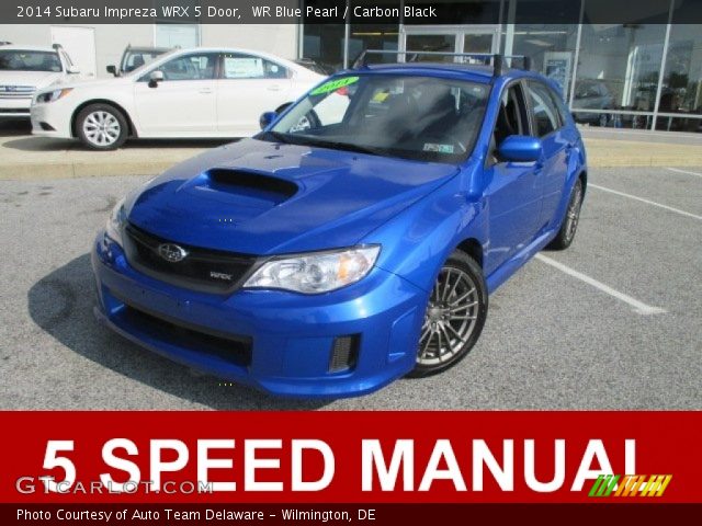 2014 Subaru Impreza WRX 5 Door in WR Blue Pearl