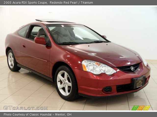 2003 Acura RSX Sports Coupe in Redondo Red Pearl