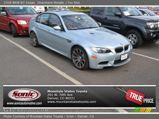 2008 BMW M3 Sedan in Silverstone Metallic