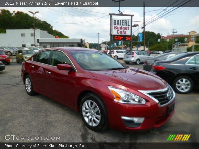 2013 Nissan Altima 2.5 S in Cayenne Red