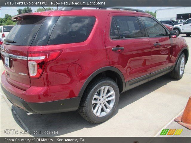 2015 Ford Explorer FWD in Ruby Red