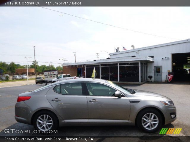 2012 Kia Optima LX in Titanium Silver