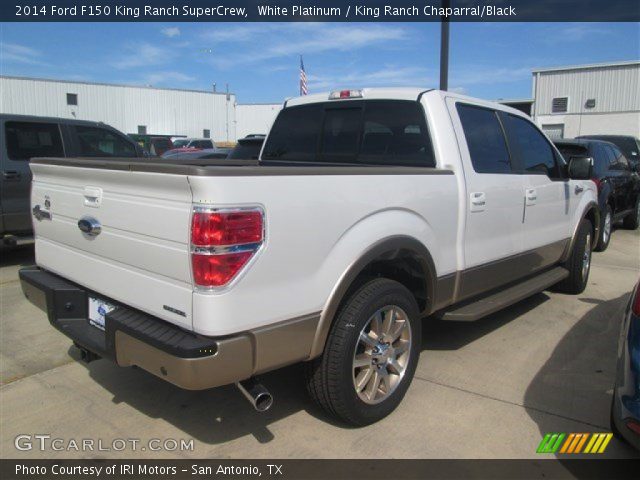 2014 Ford F150 King Ranch SuperCrew in White Platinum